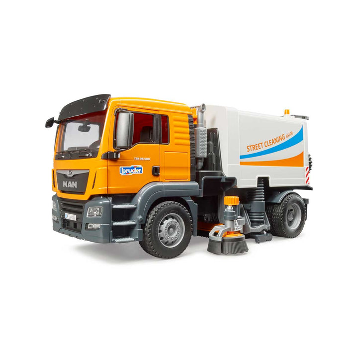BRUDER Camion Man Tgs Pulizia Strade - 03780