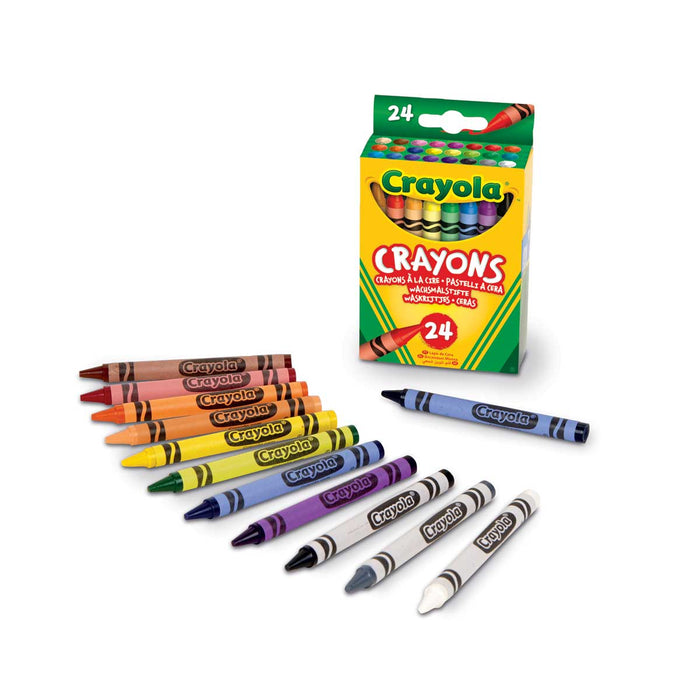 CRAYOLA - 24 Pastelli a Cera - 24