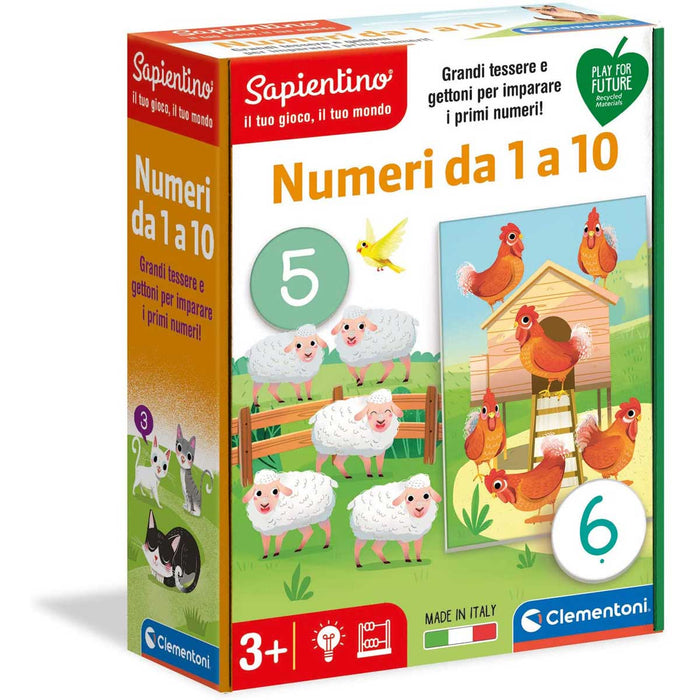 CLEMENTONI Sapientino Numeri In Gioco Da 1 A 10 - 16310