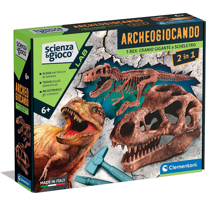 CLEMENTONI Dinosauri Gigant Skull T-Rex - 19324