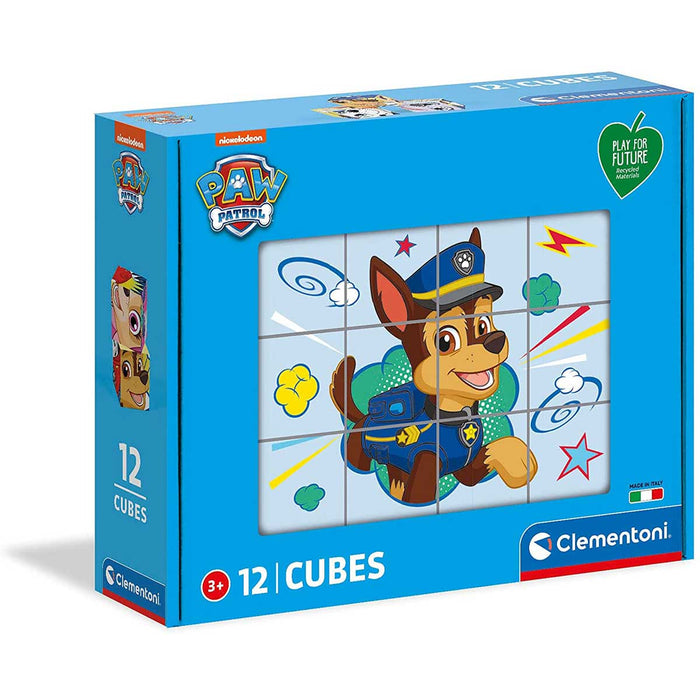 CLEMENTONI Cubi 12 Pezzi Paw Patrol - 45008