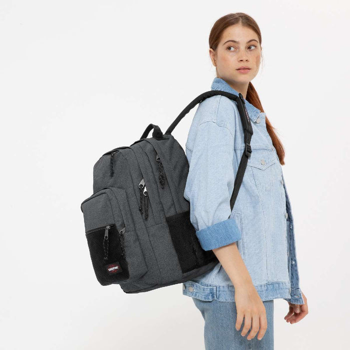 EASTPAK Zaino Pinnacle Pinzip Black Denim - EK0A5B9Q77H1