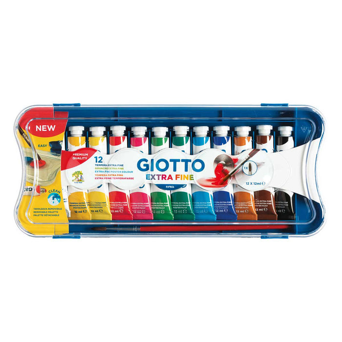 FILA Giotto Tempera Extra In Tubetto 12 Ml Scatola 12 Pezzi - 304100