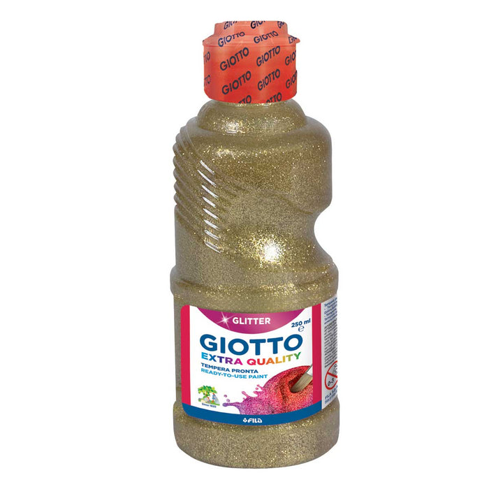 FILA Giotto Tempera Pronta Qualità Extra Glitter Oro Flacone 250Ml - 531201