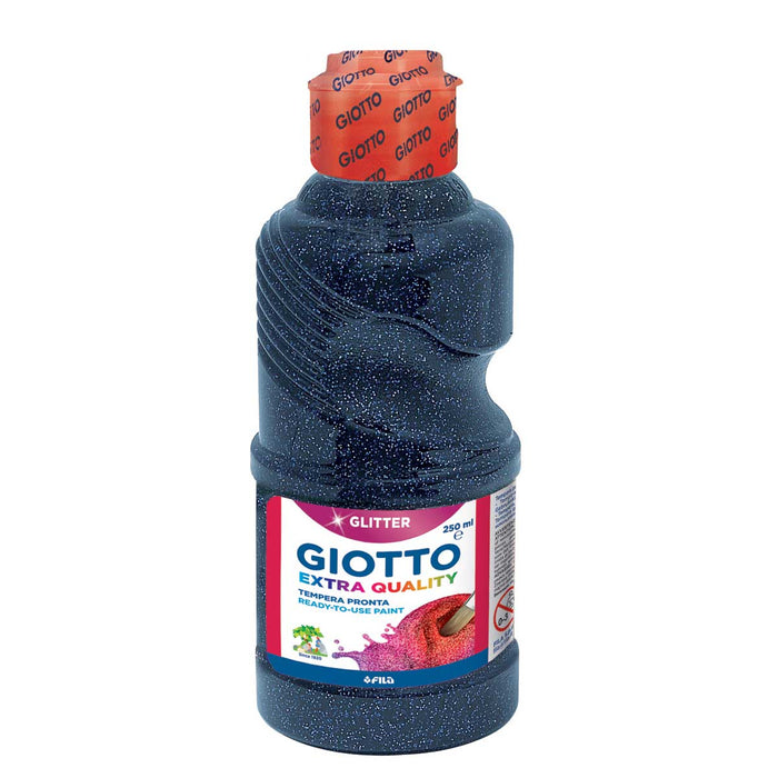 FILA Giotto Tempera Pronta Qualità Extra Glitter Blu Notte Flacone 250Ml - 531208