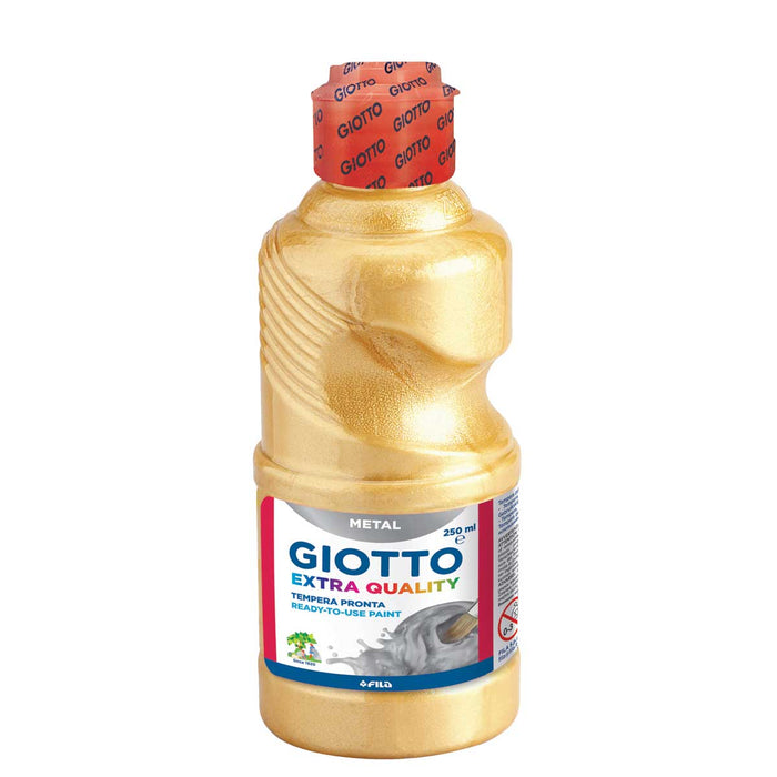 FILA Giotto Tempera Pronta Qualità Extra Metal Oro Flacone 250Ml - 531401