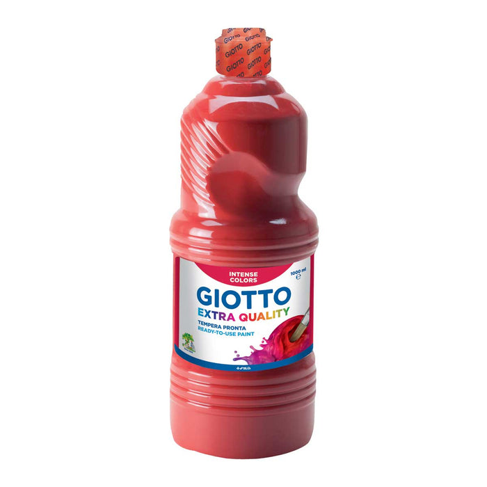 FILA Giotto Tempera Pronta Qualità Extra Rosso Scarlatto Flacone 1000 Ml - 533408