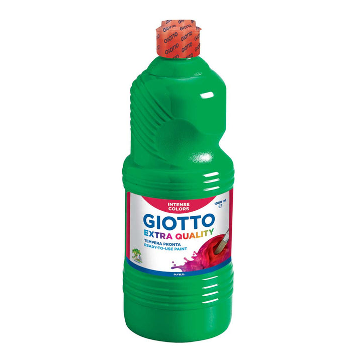 FILA Giotto Tempera Pronta Qualità Extra Verde Flacone 1000 Ml - 533412