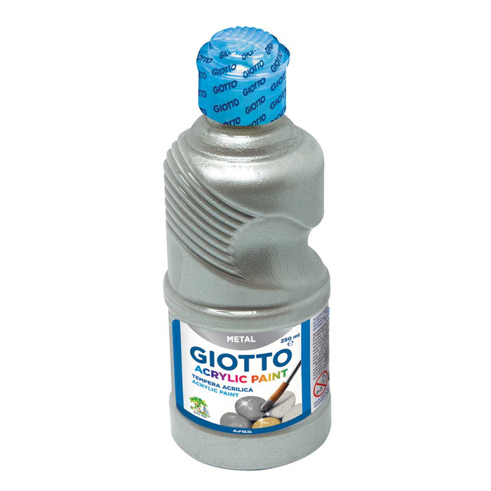 FILA Giotto Tempera Acrilica Argento Flacone 250Ml - 533900