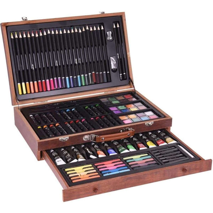 KOH I NOOR Valigetta In Legno Set Pittura E Disegno 112 Pezzi - 110731090