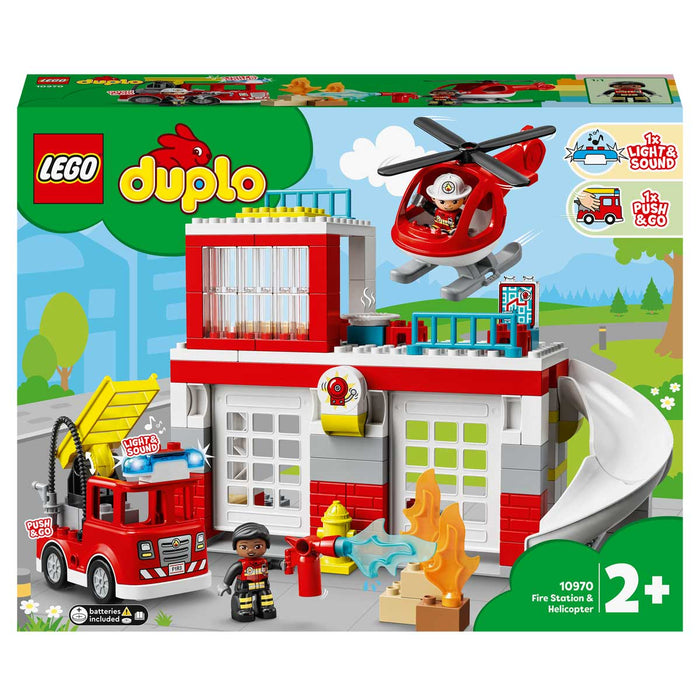 LEGO Caserma Dei Pompieri Ed Elicottero - 10970