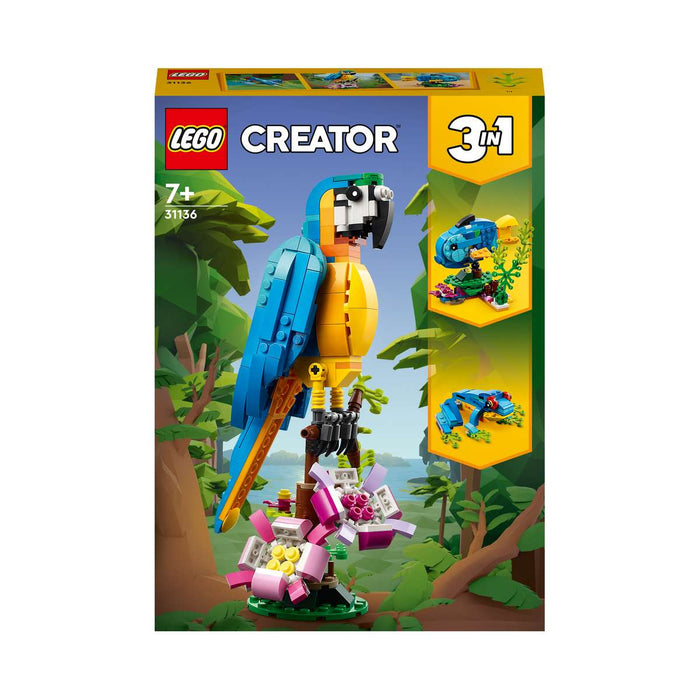 COSTRUZIONI Creator 3-In-1 Pappagallo Esotico Creator - 31136