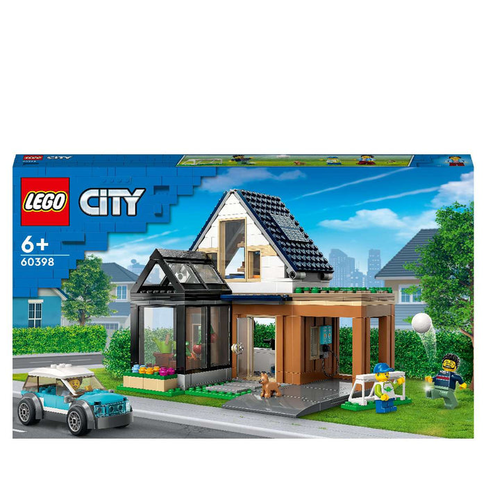 LEGO Villetta Familiare E Auto Elettrica - 60398