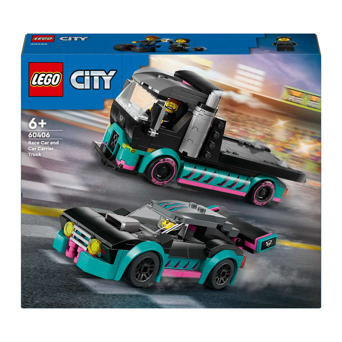 LEGO Auto Da Corsa E Trasportatore - 60406