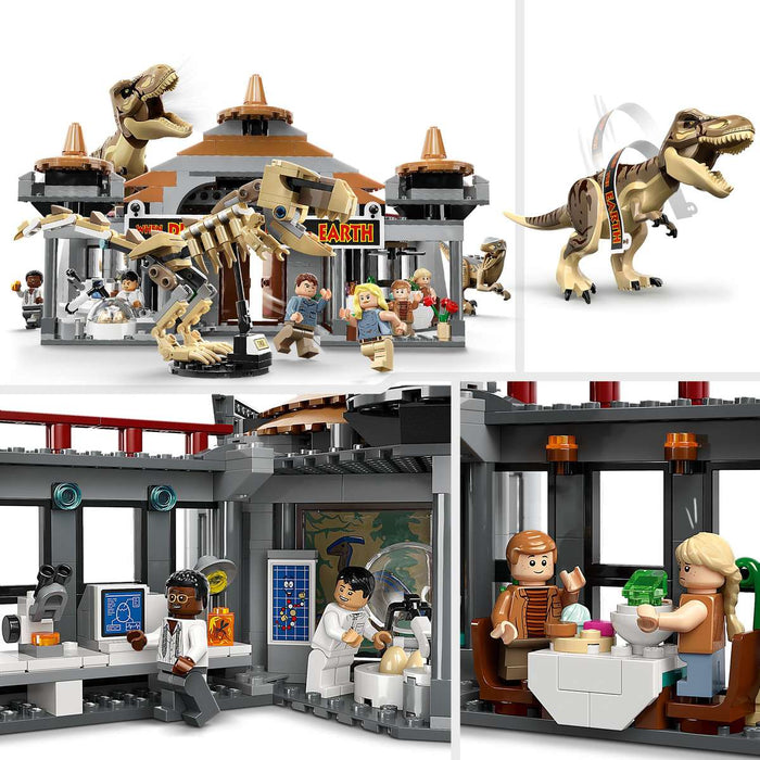 LEGO Centro Visitatori L’Attacco Del T Rex E Del Raptor - 76961