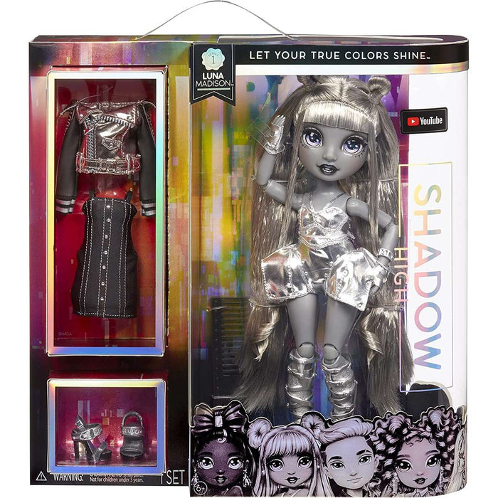 MGA Rainbow High Shadow High Fashion Doll - Luna Madison - 583530