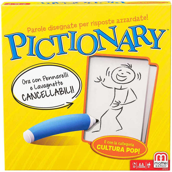 MATTEL - Mattel Games Gioco Pictionary, Regalo Per Bambini 7+ Anni - DPR76