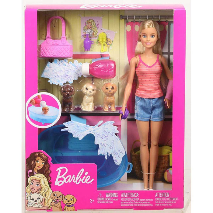 MATTEL Barbie Bagnetto Con Cuccioli - GDJ37