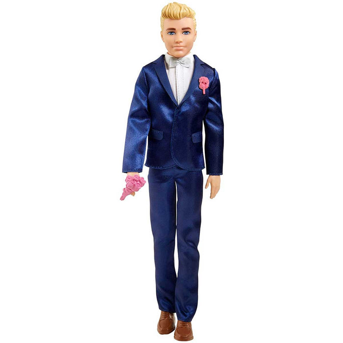 MATTEL Barbie Ken Sposo Biondo - GTF36