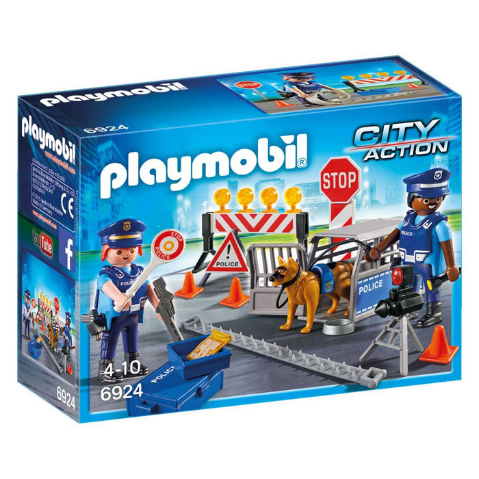 PLAYMOBIL Posto Di Blocco Della Polizia - 6924