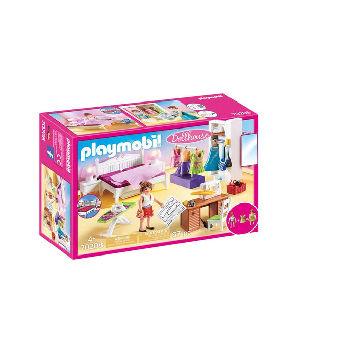 PLAYMOBIL Camera Da Letto Con Angolo Per Cucito - 70208