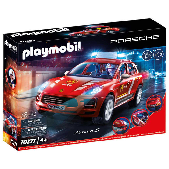 PLAYMOBIL Porsche Macan S Dei Vigili Del Fuoco - 70277