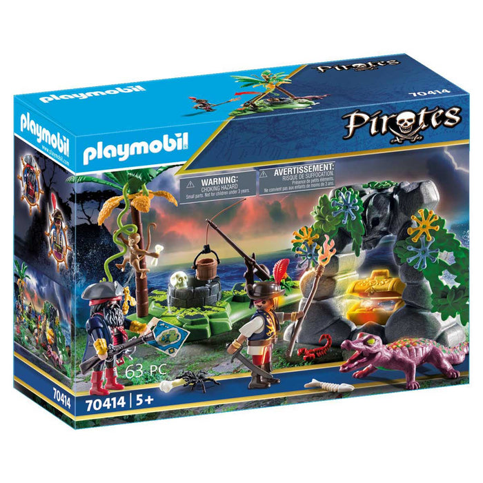 PLAYMOBIL Nascondiglio Del Tesoro Dei Pirati - 70414