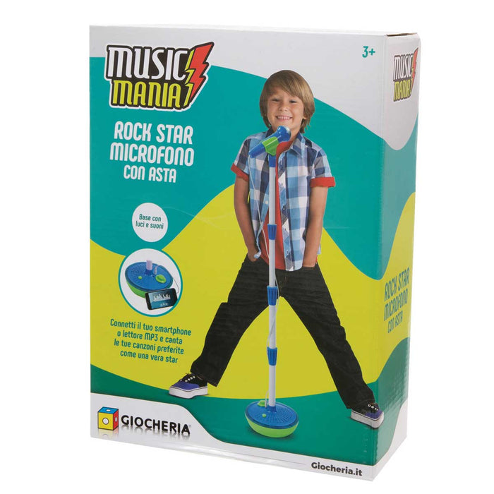 GIOCHERIA Rock Star Microfono Con Asta - GGI190148