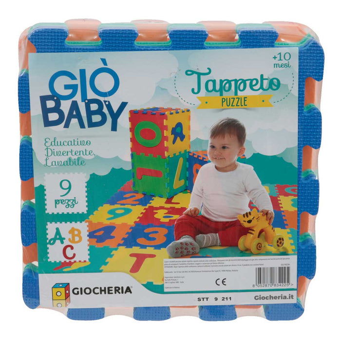 GIOCHERIA Tappeto Eva Lettere 9 Pz - GGI190286