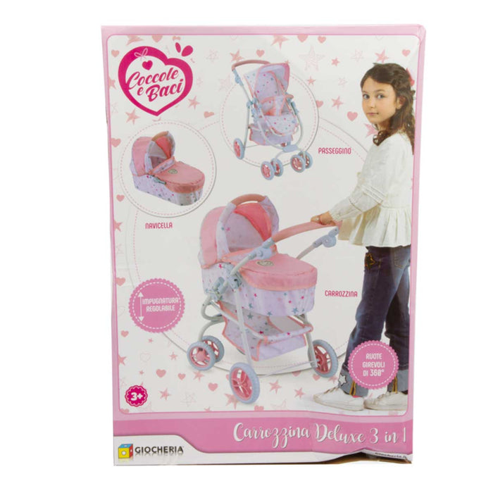 GIOCHERIA Carrozzina De Luxe 3 In 1 - GGI210059