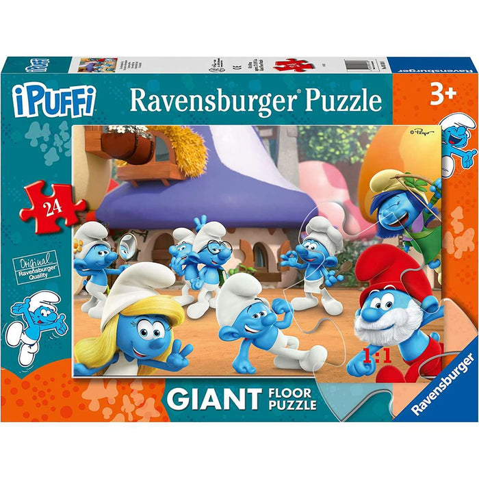 RAVENSBURGER I Puffi Puzzle 24 Pezzi Giant - 03136