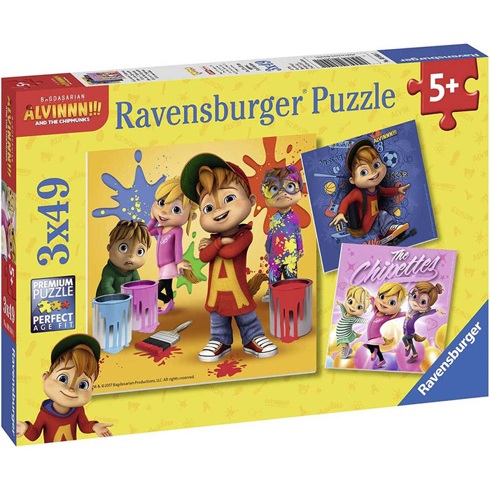 RAVENSBURGER Alvin Puzzle 3X49 Pz - 08044