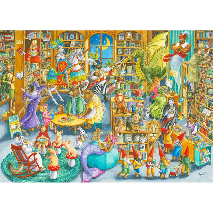 RAVENSBURGER Mezzanotte In Biblioteca Puzzle 1000 Pezzi - 16455