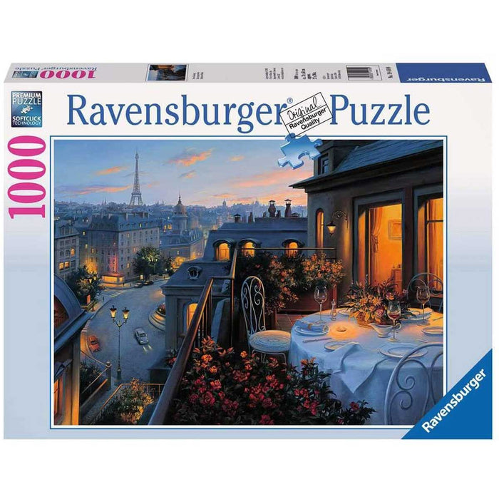 RAVENSBURGER Balcone A Parigi Puzzle 1000 Pezzi - 19410