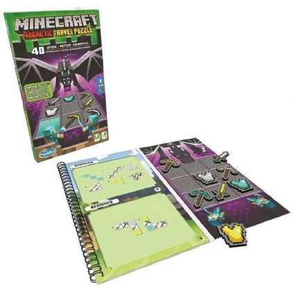 RAVENSBURGER Minecraft Magnetic Travel Puzzle Gioco Di Logica - 76435