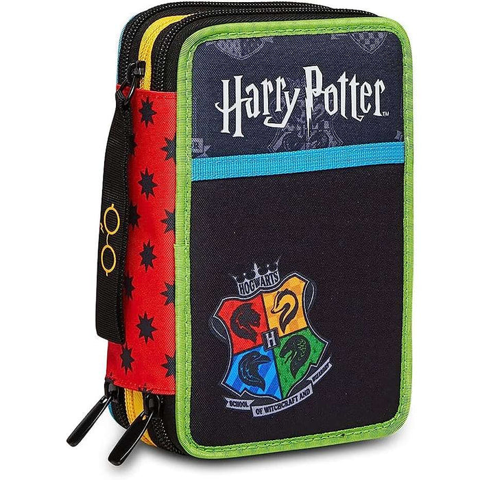 SEVEN Astuccio Scuola Completo 3 Zip Harry Potter Magical Creatures - 30G602300-899