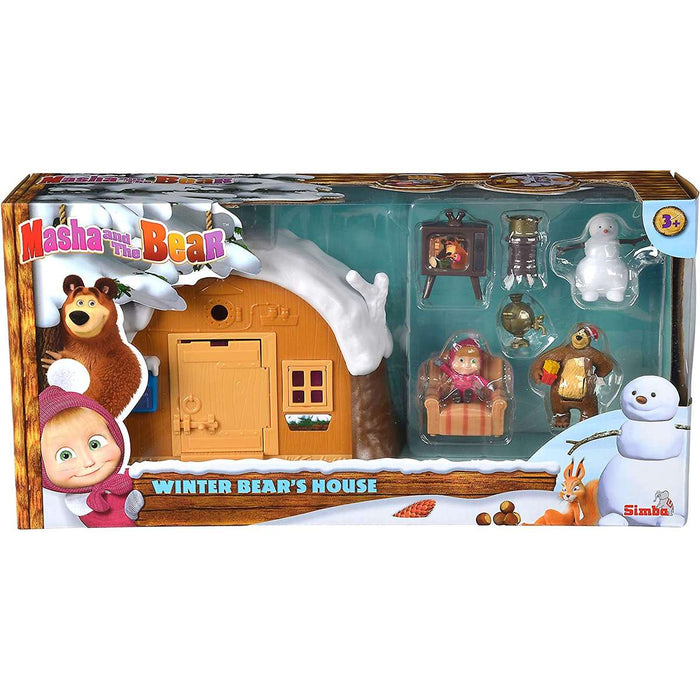 SIMBA Masha E Orso - La Casa In Montagna - Winter Playset - 109301023