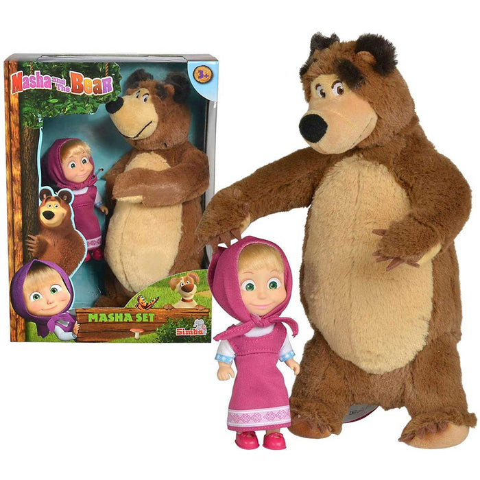 SIMBA Masha Minidoll Con Orso Peluche - 109301072
