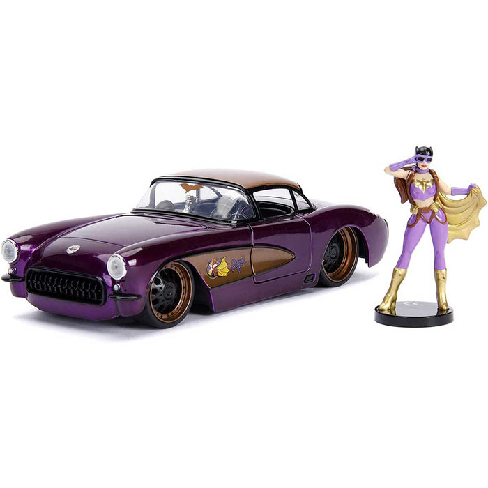 SIMBA Jada Batgirl 1957 Chevy In Scala 1:24 Die-Cast Con Personaggio Di Batgirl In Die Cast - 253255007