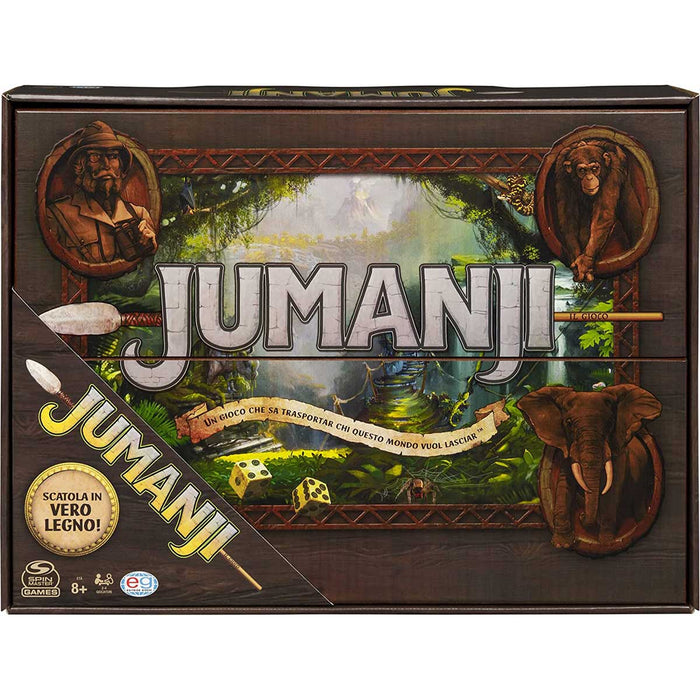 SPINMASTER Jumanji Il Gioco In Legno Massiccio - 6062356