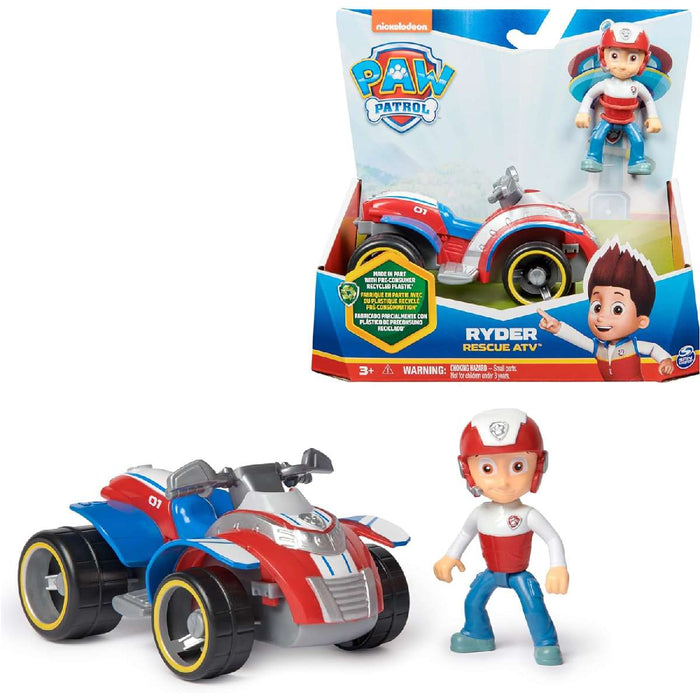 SPIN MASTER Paw Patrol Quad Di Salvataggio Di Ryder - 6069067