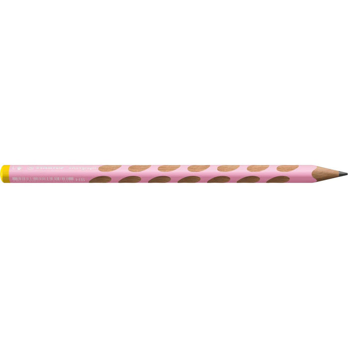STABILO Matita Ergonomica Triangolare, Stabilo Easygraph Per Mancini In Rosa Pastel, Gradazione Hb - 321/16-HB-6