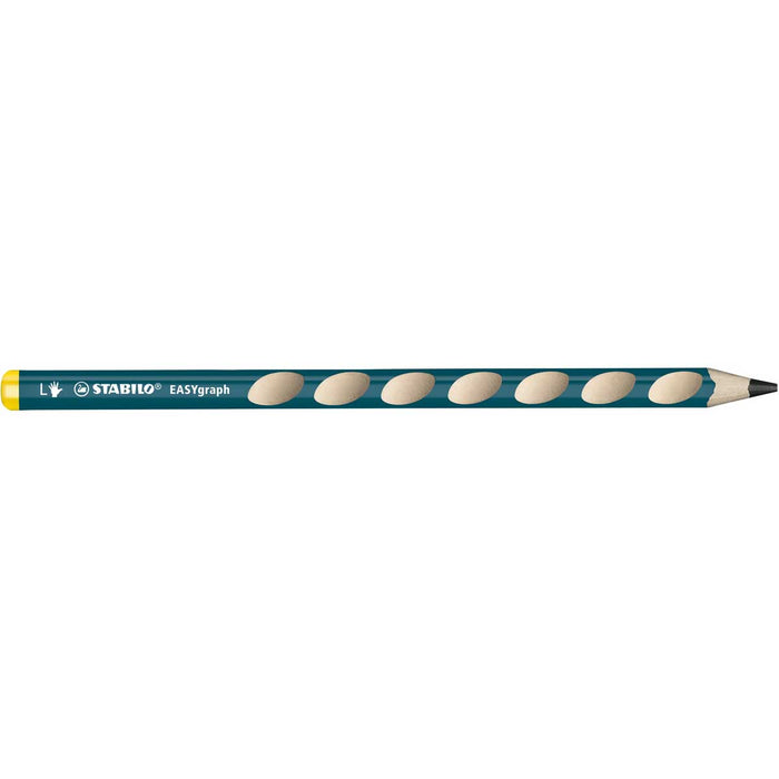 STABILO Matita Ergonomica Triangolare, Stabilo Easygraph Per Mancini In Petrolio, Gradazione Hb - 321/HB-6