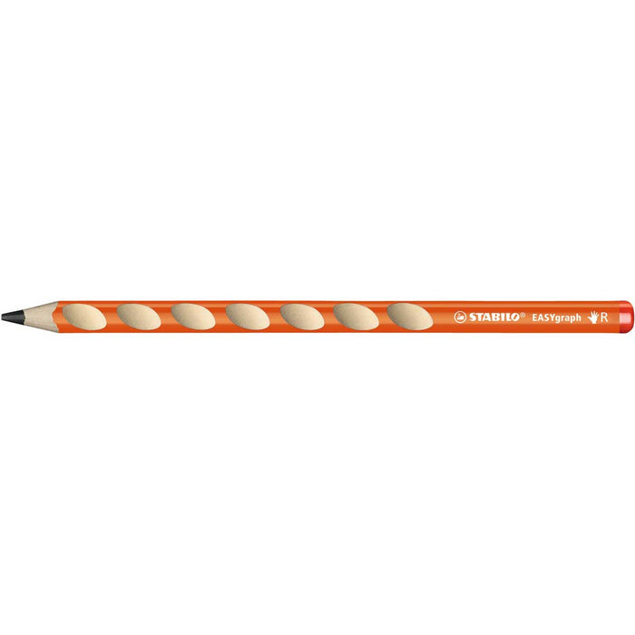 STABILO Matita Ergonomica Triangolare, Stabilo Easygraph Per Destrimani In Arancione, Gradazione Hb - 322/03-HB