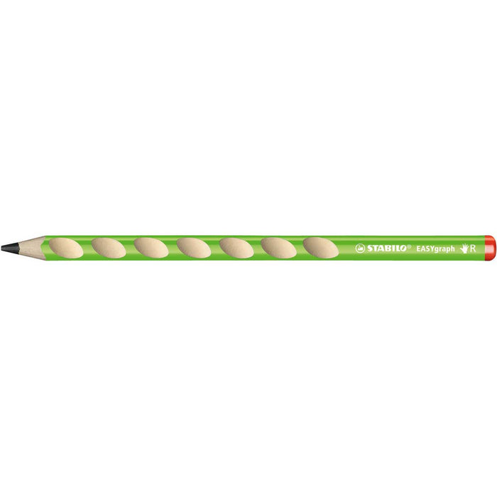 STABILO Matita Ergonomica Triangolare, Stabilo Easygraph Per Destrimani In Verde, Gradazione Hb - 322/04-HB