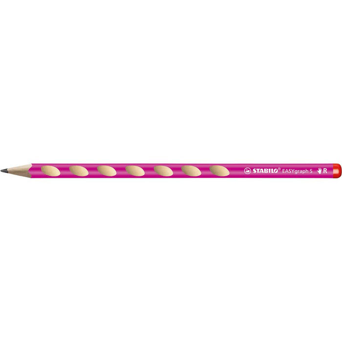 STABILO Matita Ergonomica Triangolare, Stabilo Easygraph S Per Destrimani In Rosa, Gradazione Hb - 326/01-HB