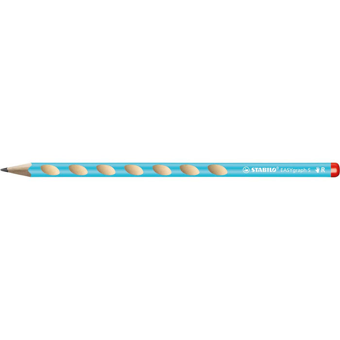 STABILO Matita Ergonomica Triangolare, Stabilo Easygraph S Per Destrimani In Azzurro, Gradazione Hb - 326/02-HB