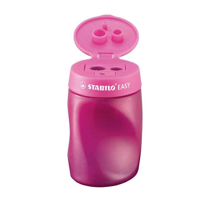 STABILO Temperamatite Ergonomico, Stabilo Easytemperino Per Mancini, Rosa - 4501/1
