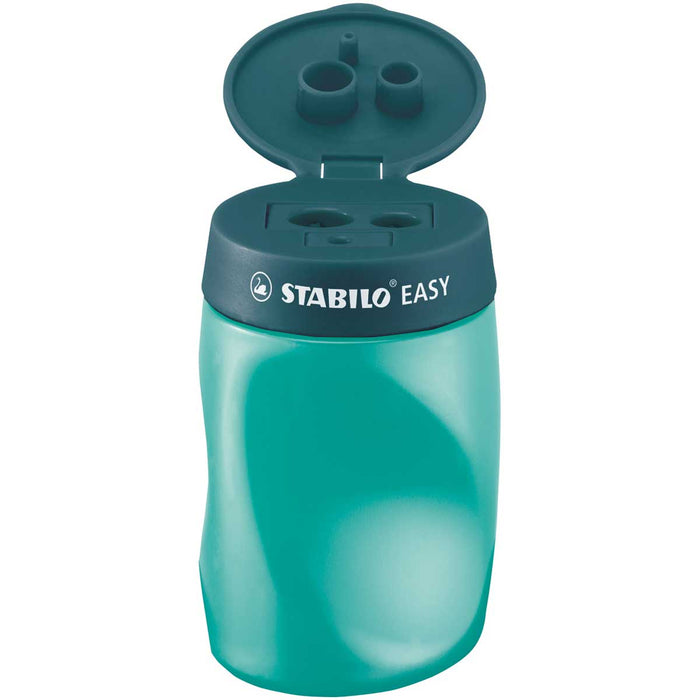 STABILO Temperamatite Ergonomico, Stabilo Easytemperino Per Mancini, Petrolio - 4501