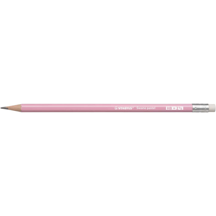 STABILO Matita In Grafite, Stabilo Swano Pastel In Rosa Antico, Gradazione Hb - 4908/05-HB